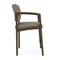 Lesro Lenox Steel Hip Chair Metal Frame, Bronze, MD Farro Upholstery LS1161 - alternate 1